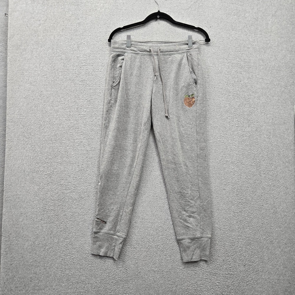 PINK Victoria's Secret Women Sweatpants S Gray Rhinestone Pumpkin Sequin